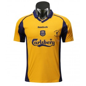 Herre Fotballdrakter Liverpool Borte Retro 2000-2001 Kortermet